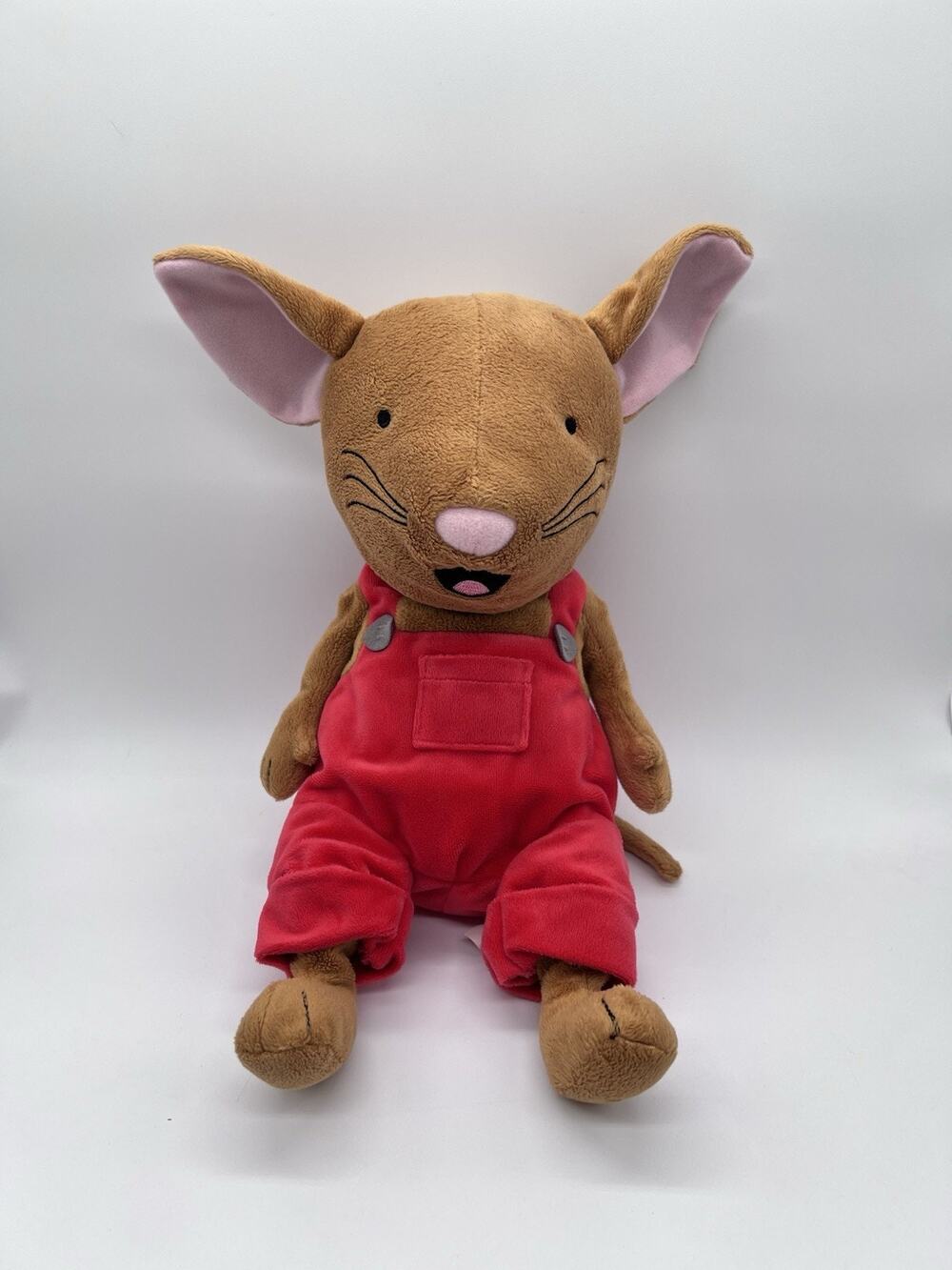 Kohls Cares If You Give a Mouse a Cookie Plush Stuffed Animal 13" Red Overalls